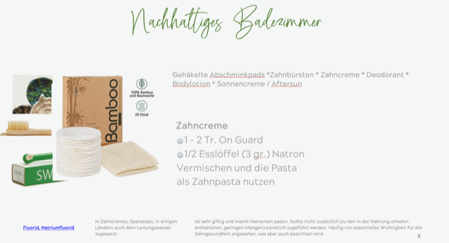 Zahncreme